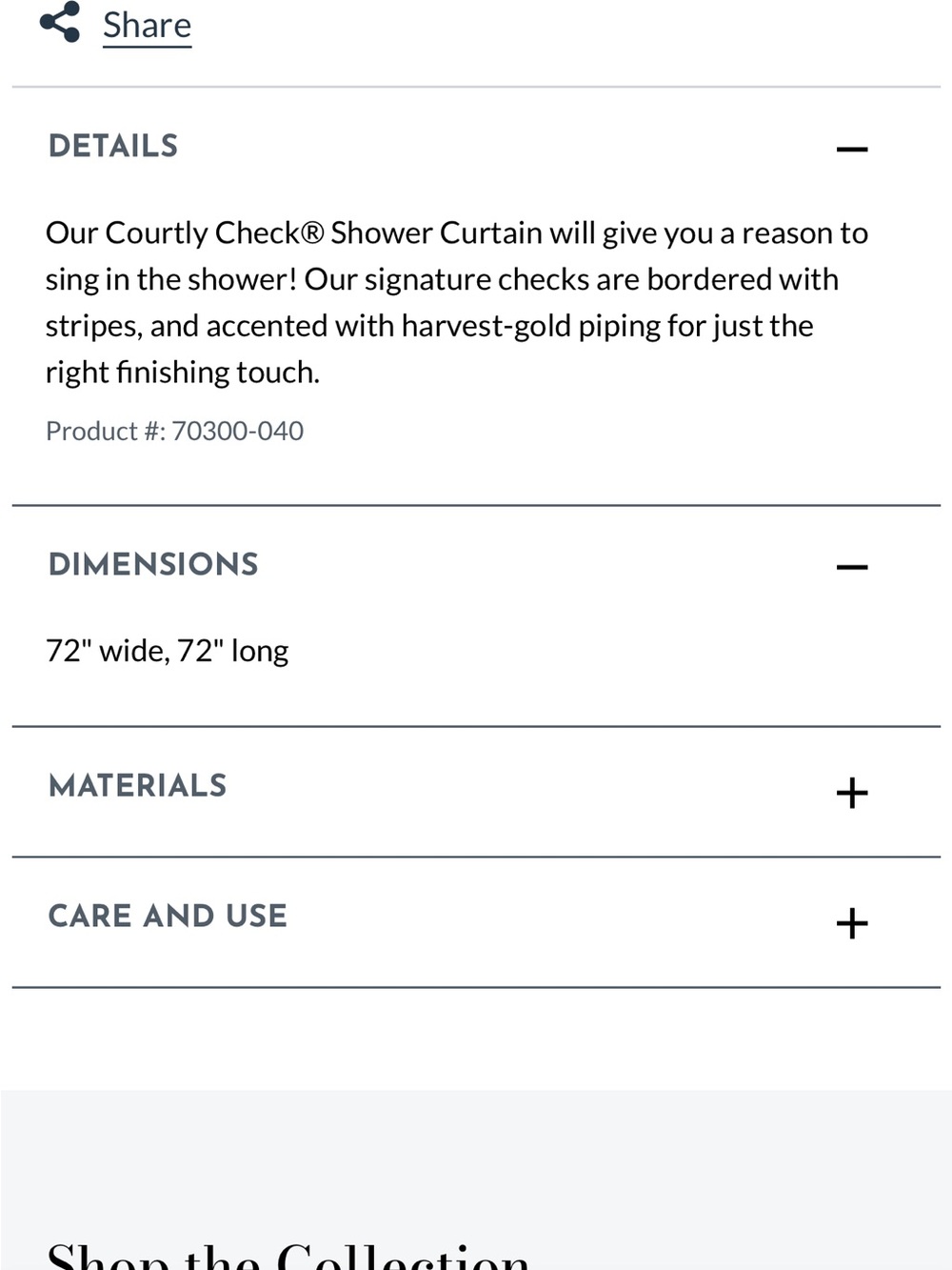 Nwt MacKenzie-Childs Courtly Check Shower Curtain in Black, White & Gold $200 - Picture 3 of 4